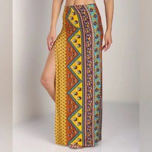 Novella Royale "Viva" Maxi Skirt | Multi-colored | L
